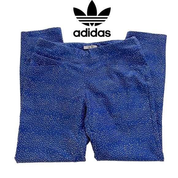 ADIDAS Women’s Blue Polka Dot Pant - XS - Picture 1 of 9